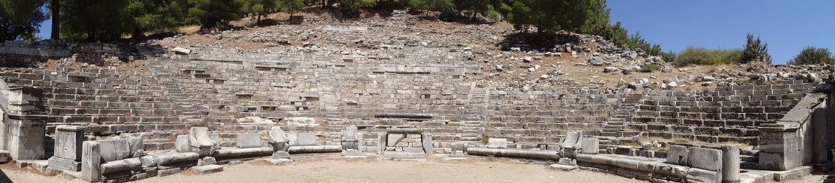 Roman theater Priene Turky