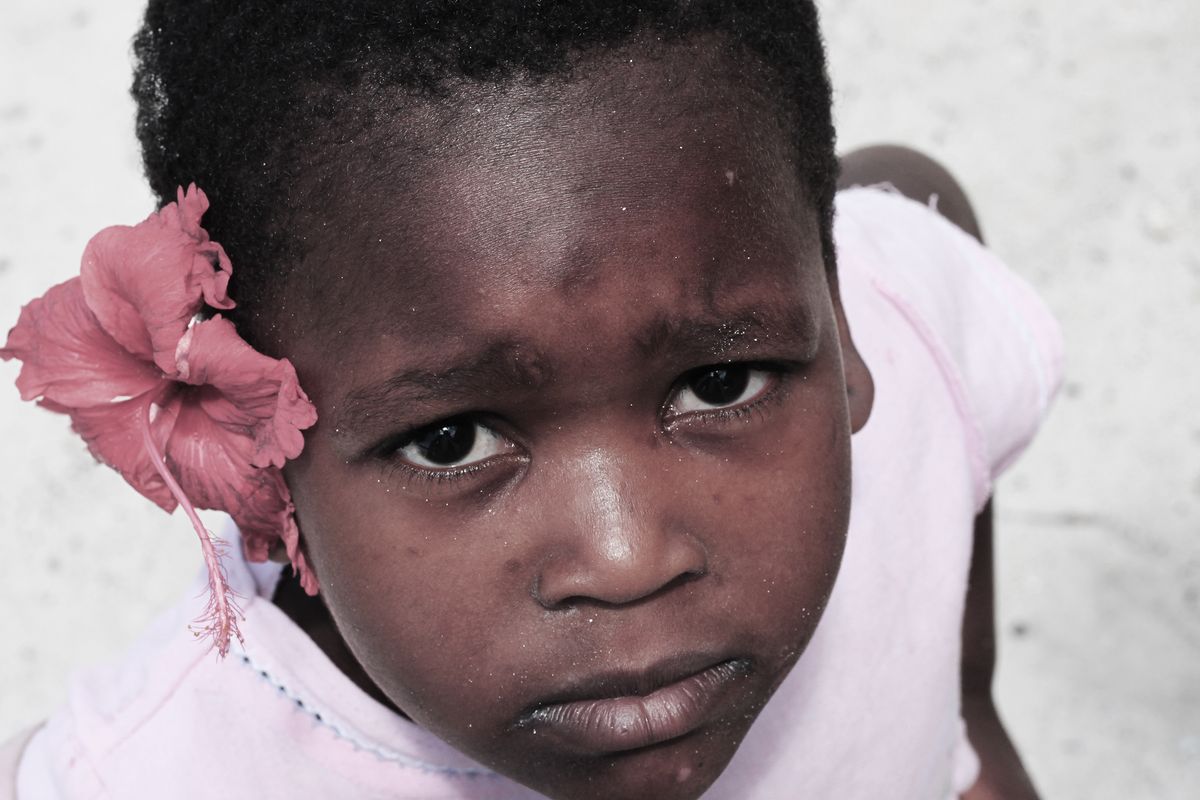 Girl we met visiting a school in Zanzibar.