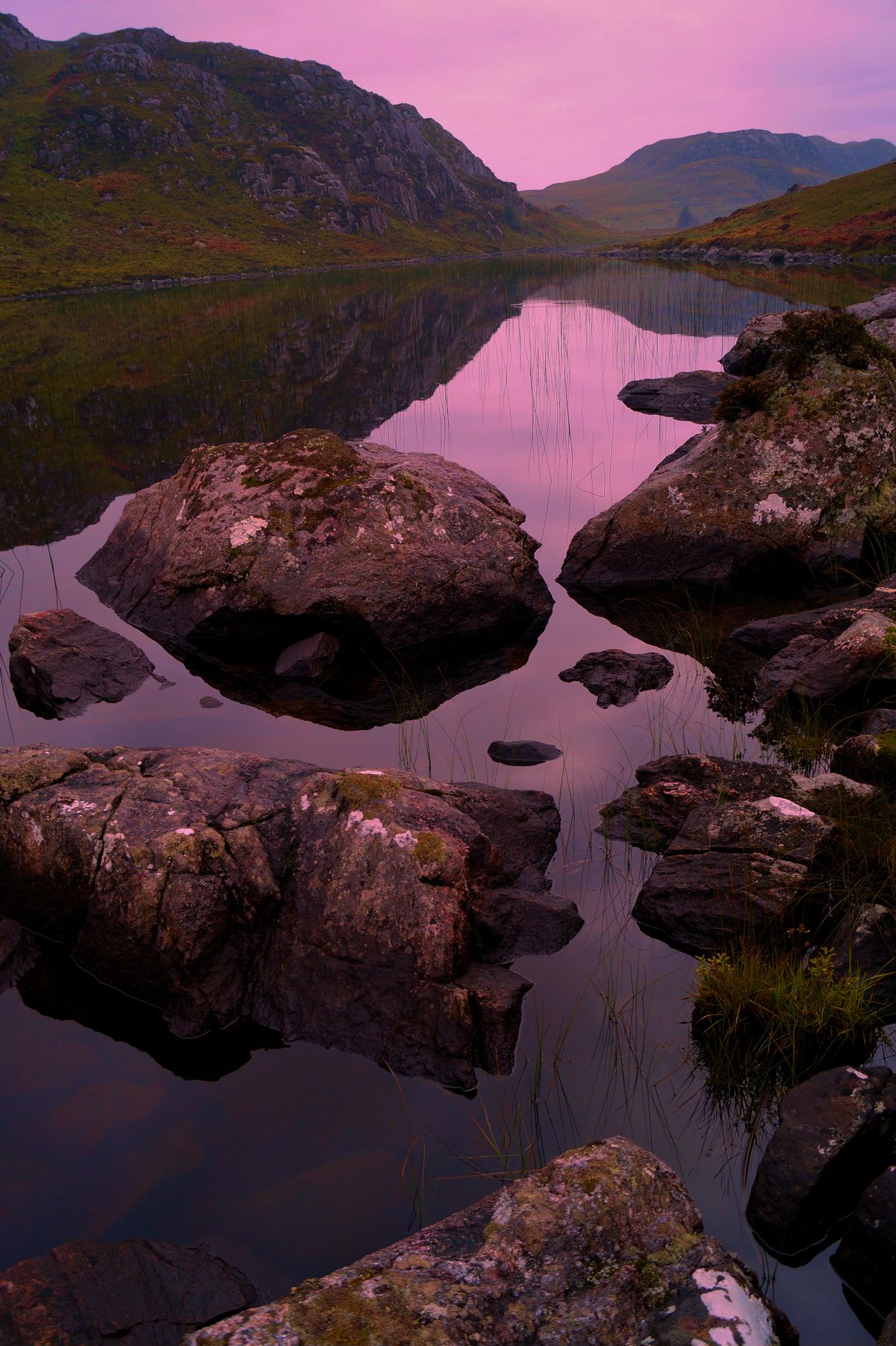 Twilight in Scottish Highlands