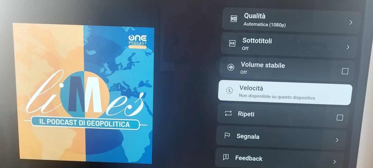 "Non disonibile su questo dispositivo"