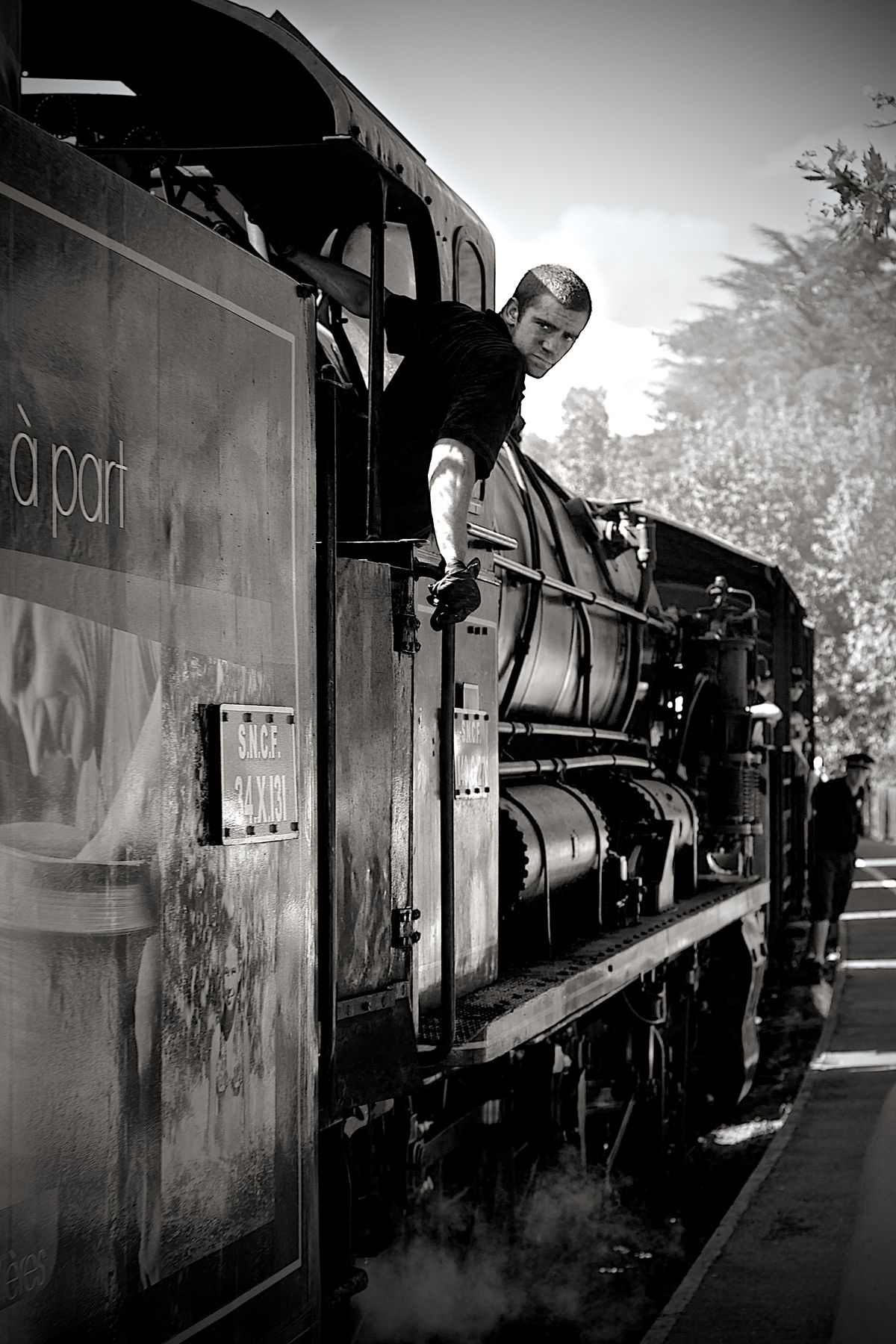 Voyage en train mais aussi dans le temps avec cette locomotive à vapeur qui parcourt les Sévènes.