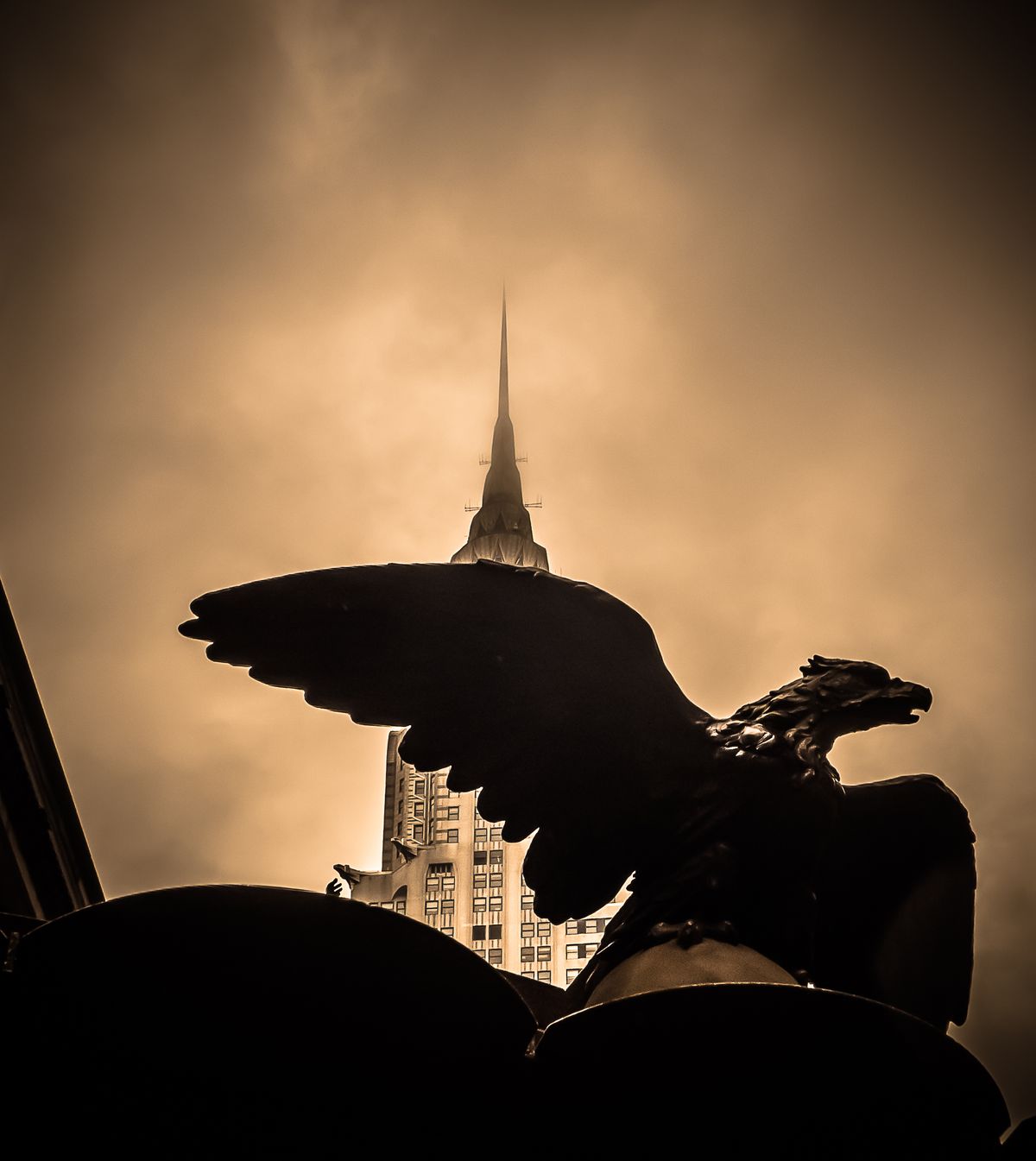 Atop Grand Central Station, New York City. 